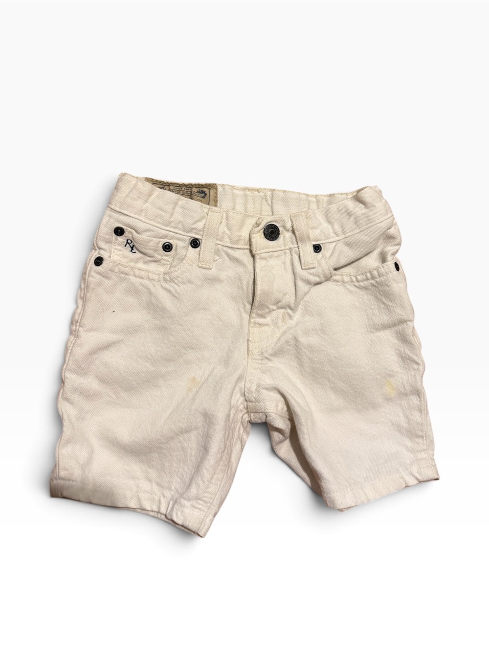 Ralph Lauren polo white Toddler Cotton Shorts 4t